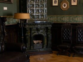 kaflowy piec grzewczy