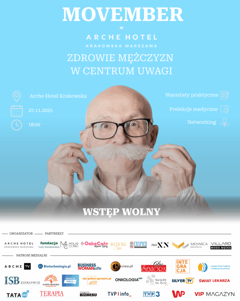 Movember w Arche – Rak prostaty to nie wyrok. Profilaktyka i edukacja w centrum uwagi